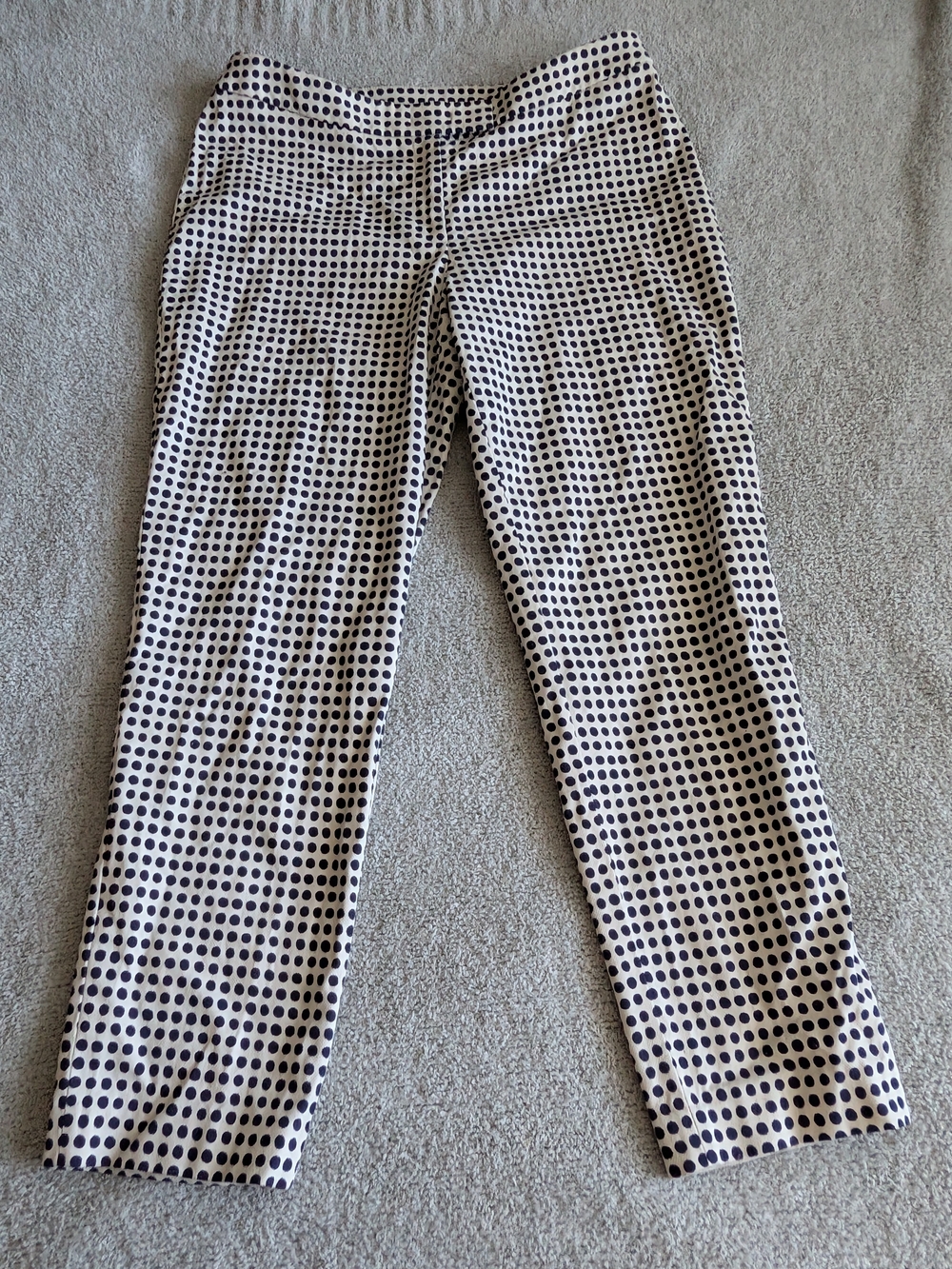 🌼B2G1🌼 Anne Klein Navy Polka Dot Cropped Pants